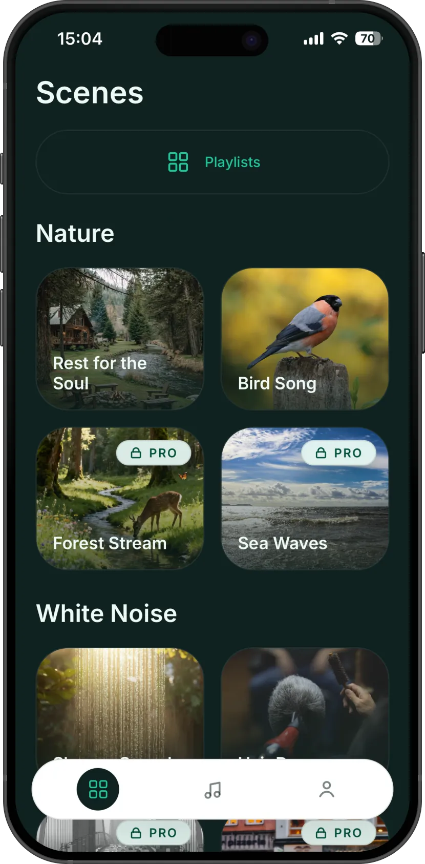 Sound Evo app screen